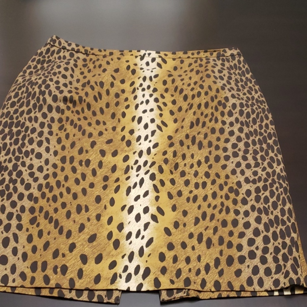 Michael Kors leopard print skirt.